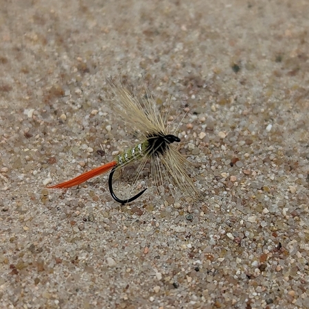 Green And Orange Dryfly